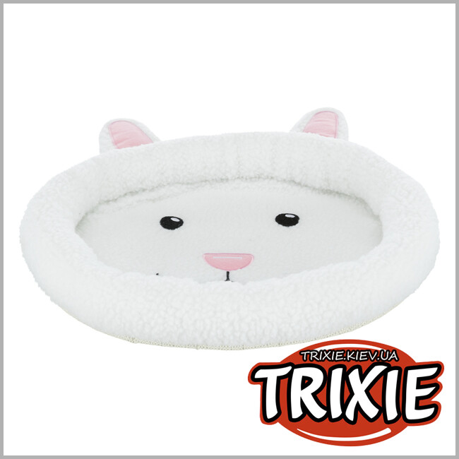 ТРИКСИ Украина - Лежак для грызунов Trixie Rabbit (шерстяно-белый, 40*33 cm)