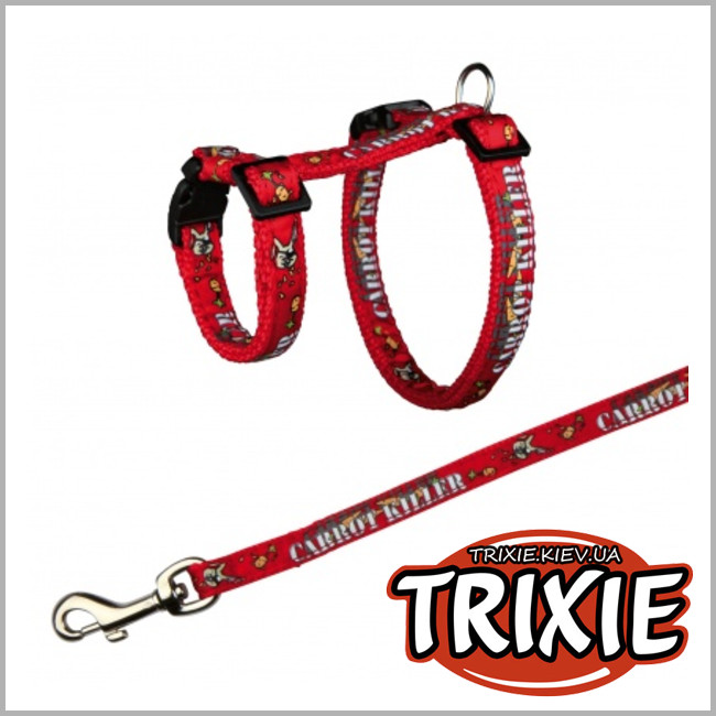 ТРИКСИ Украина - Шлея с поводком для кролика TRIXIE