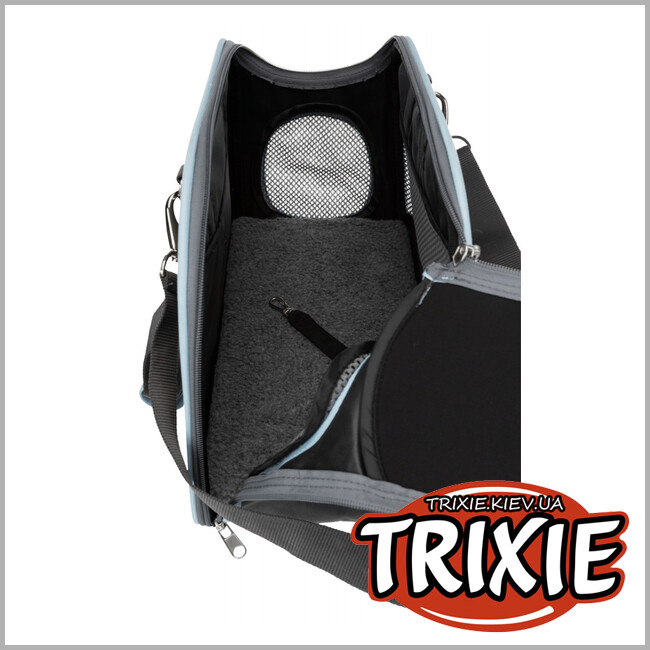 ТРИКСИ Украина - Cумка-переноска Alison-TRIXIE (20х29х43 см, серый/синий)