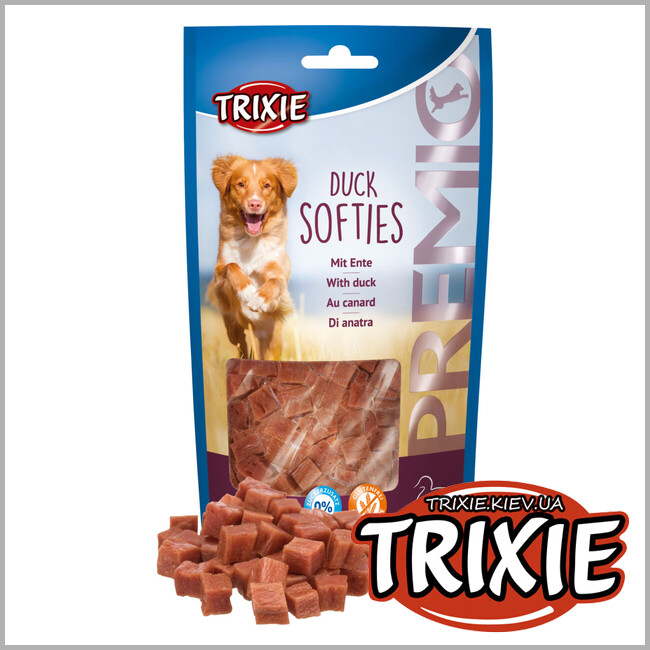 ТРИКСИ Украина - Лакомство для собак Trixie 31869 PREMIO Duck Softies утка 100г