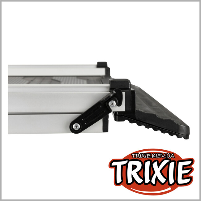 ТРИКСИ Украина - Пандус складной Petwalk-TRIXIE (40 х 102–170 см, 6,2 кг, до 100 кг, черный/серый)