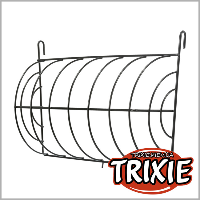 ТРИКСИ Украина - Кормушка для сена подвесная Trixie (металл, 25х15см, черный)