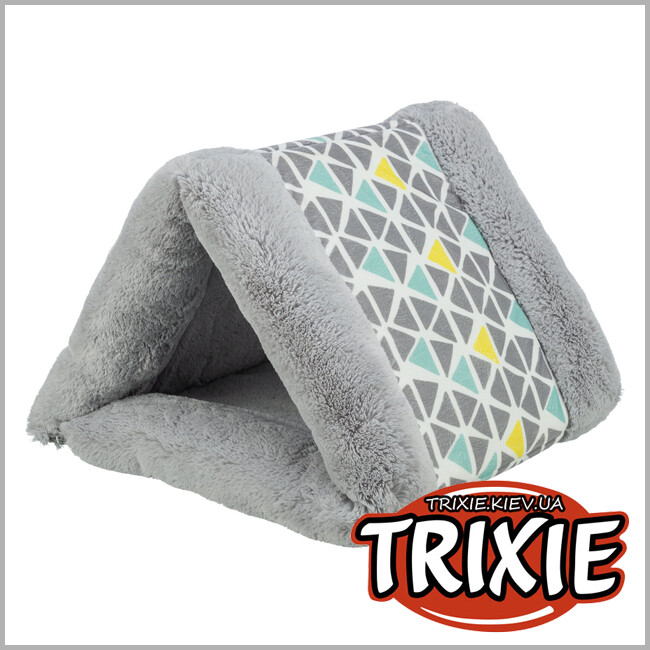 ТРИКСИ Украина - Лежак-пещера для морских свинкиок и кроликов Trixie 62805 "Sunny" (плюш), 44х33х40см
