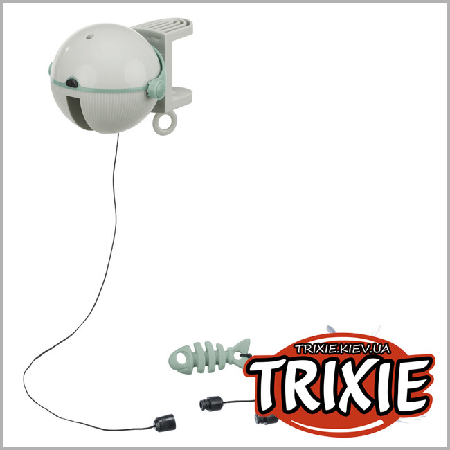 ТРИКСИ Украина - Игрушка для котов Trixie 46021 "Catch It" (пластик), 10х14см, белый
