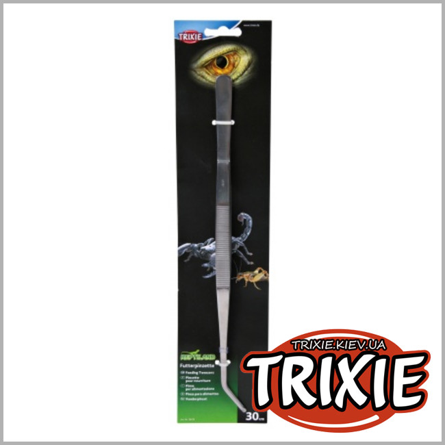 ТРИКСИ Украина - Щипцы для кормления рептилий Trixie Feeding Tweezers (изогнутые 30см)