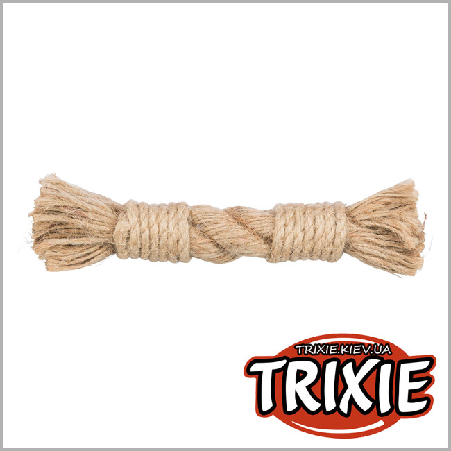 ТРИКСИ Украина - Игровой ролик-катушка для собак Trixie 45494, конопля 6.5х9см