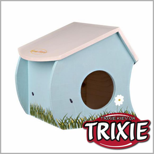 ТРИКСИ Украина - Домик для грызунов TRIXIE -Honey & Hopper (Размер: 26х25х24 см)