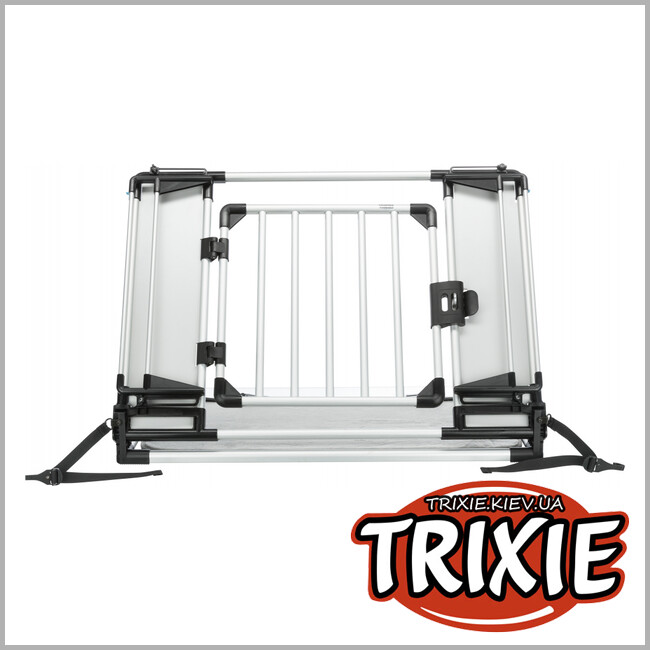 ТРИКСИ Украина - Универсальная решетка TRIXIE в авто (94–114х69 см, серебро/черный)