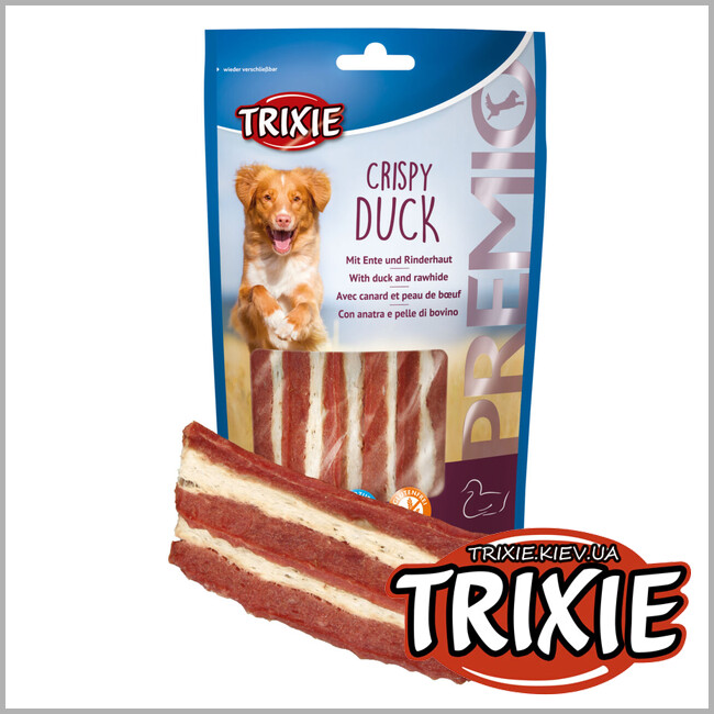 ТРИКСИ Украина - Лакомство для собак Trixie 31705 Crispy Duck утка 100г