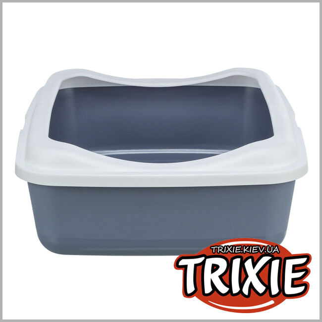 ТРИКСИ Украина - Туалет для кота Trixie 40187 "Classic", 37х15х48см, фиолетовый/белый