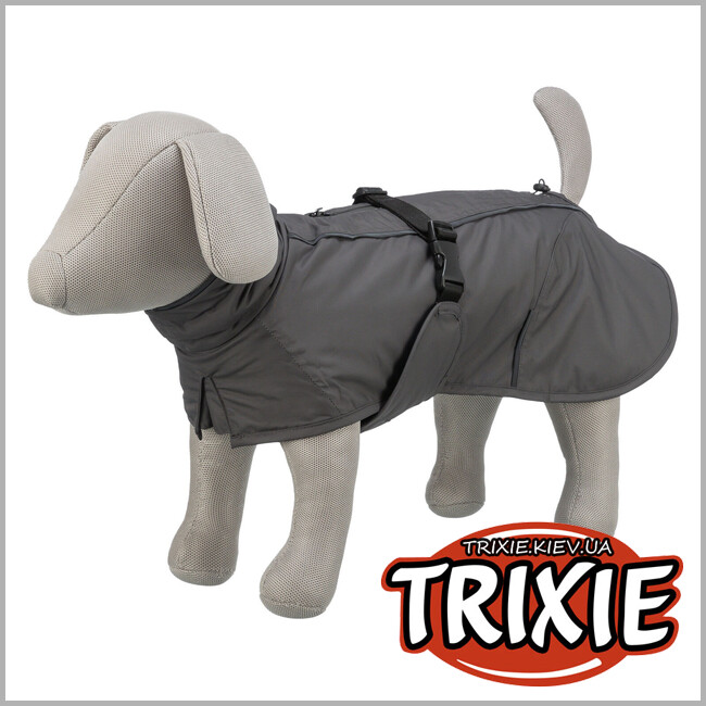 ТРИКСИ Украина - Попона для собак Trixie 680125 "Limoux", М: 50см, каменно-серый