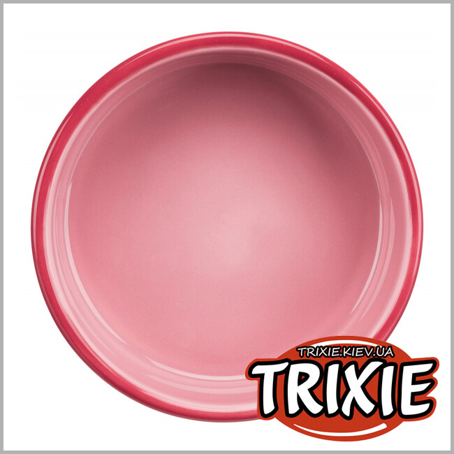 ТРИКСИ Украина - Миска TRIXIE (керамика 0.3л/ø 12см, розовый)