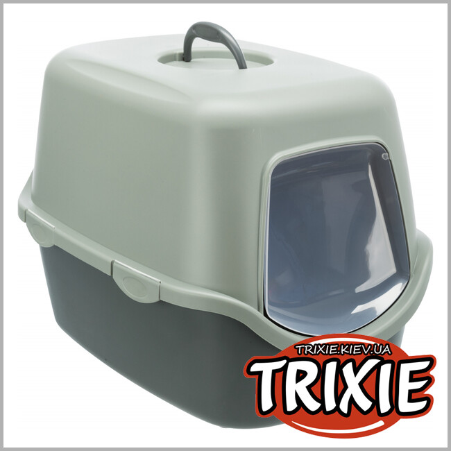 ТРИКСИ Украина - Be Eco туалет TRIXIE Vico (40*40*56см антрацит/серо-зеленый)