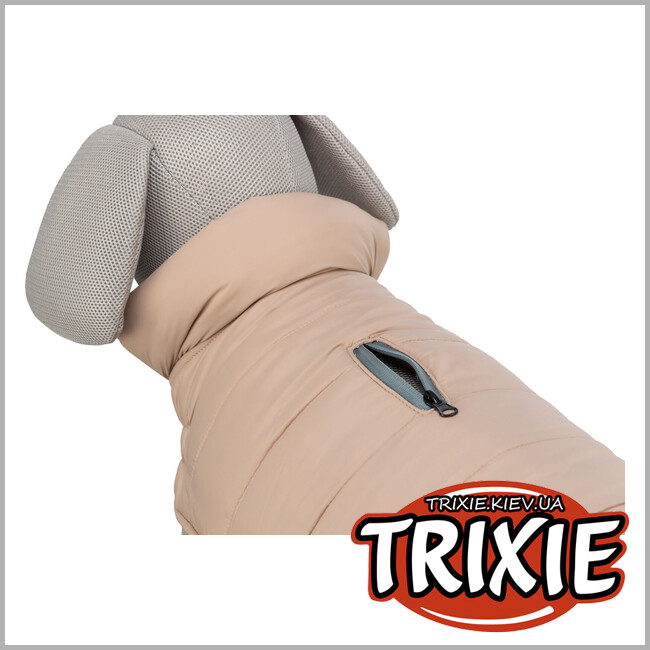 ТРИКСИ Украина - Попона зимняя для собак Trixie 680360 "Lesmon", ХХS: 18см, пудровый