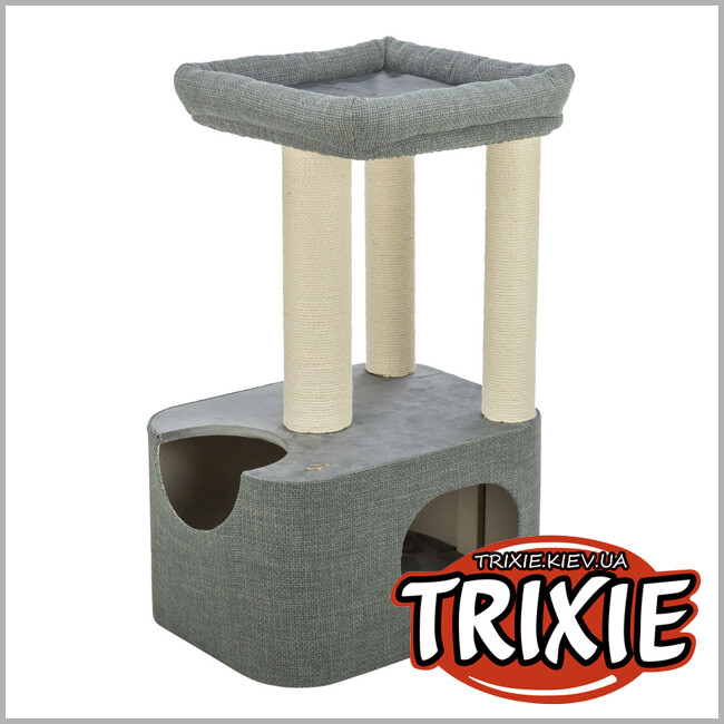 ТРИКСИ Украина - Домик-драпак Trixie 44475 "Viviana", 86см, синий/серый