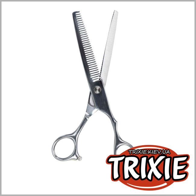 ТРИКСИ Украина - Профессиональные ножницы филировочные односторонние TRIXIE (18см)