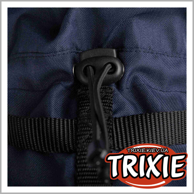 ТРИКСИ Украина - Попона TRIXIE - Duo со шлейкой ( L: 55 см, синяя)