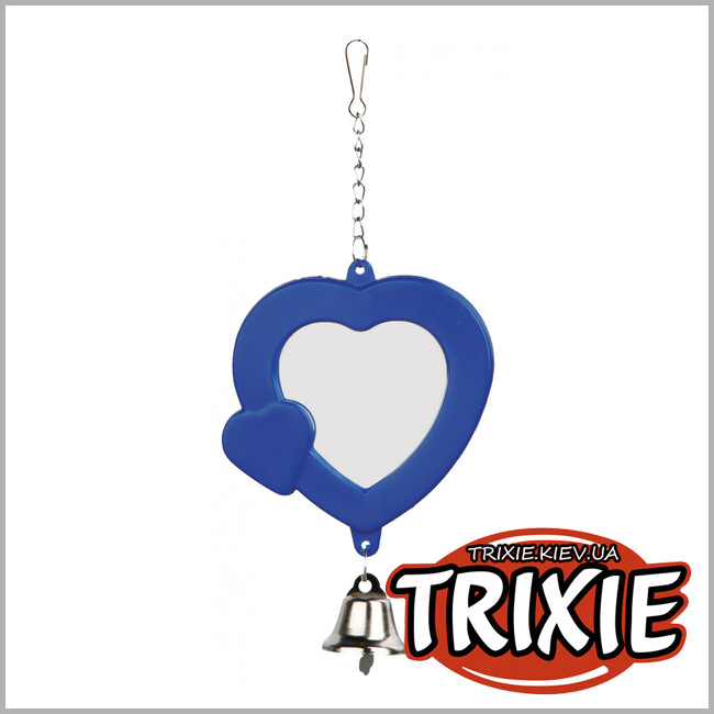 ТРИКСИ Украина - Зеркало-сердечко для птиц TRIXIE (7 см)