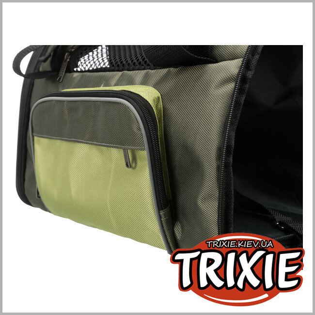 ТРИКСИ Украина - Рюкзак Trixie Shiva Backpack (нейлон 41*30*21cм зеленый)