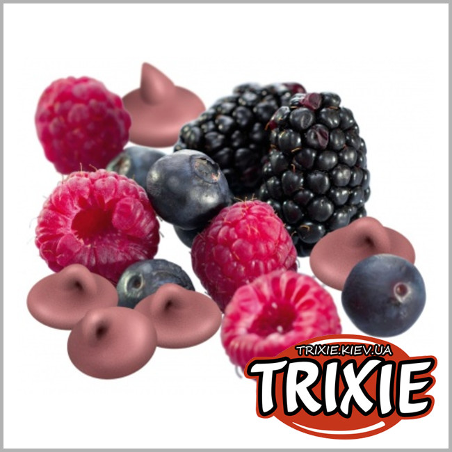 ТРИКСИ Украина - Лакомство для грызунов TRIXIE - Mini Drops (Вкус: дикие ягоды 75g)