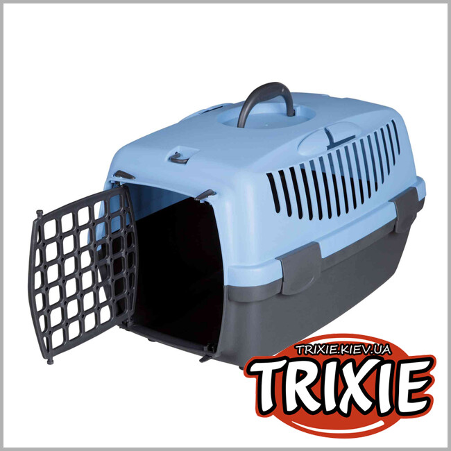ТРИКСИ Украина - Переноска Trixie Capri Transport Box 1 ( 32*31*48 cm синий )