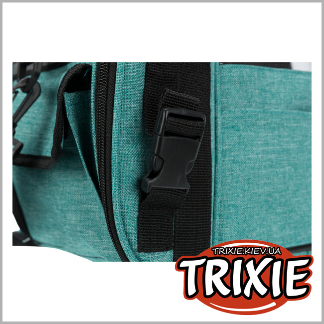 ТРИКСИ Украина - Сумка переноска для котов Trixie Madison (19*28*42см зеленая)