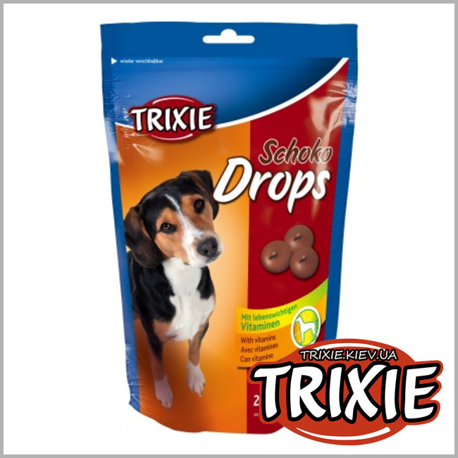 ТРИКСИ Украина - Витамины со вкусом шоколада Trixie Chocolate Drops (без какао 200гр)