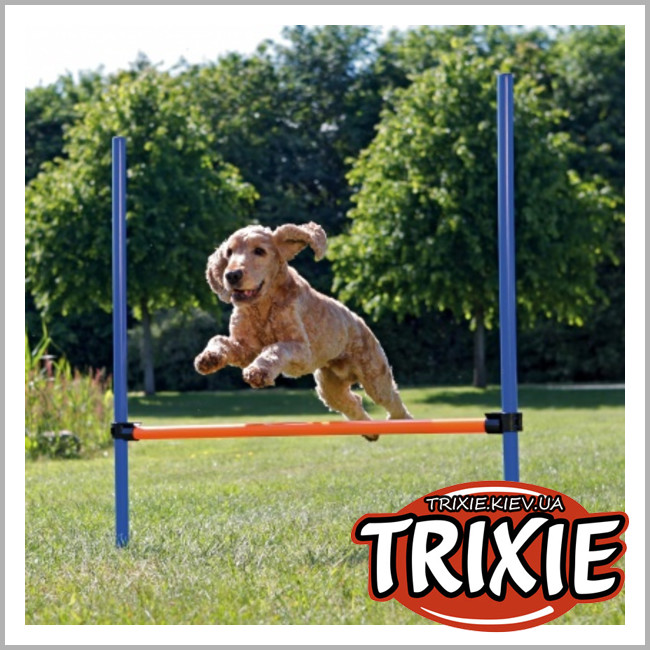 ТРИКСИ Украина - Сборный барьер для тренировки Trixie Fun Agility Hurdle (123 × 115 х 3 см)