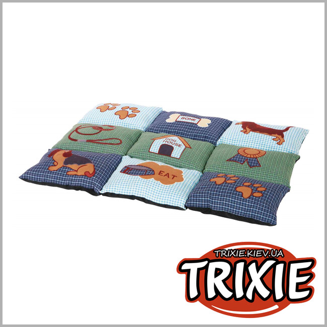 ТРИКСИ Украина - Подстилка Patchwork-TRIXIE (80х55см, синий/зеленый)