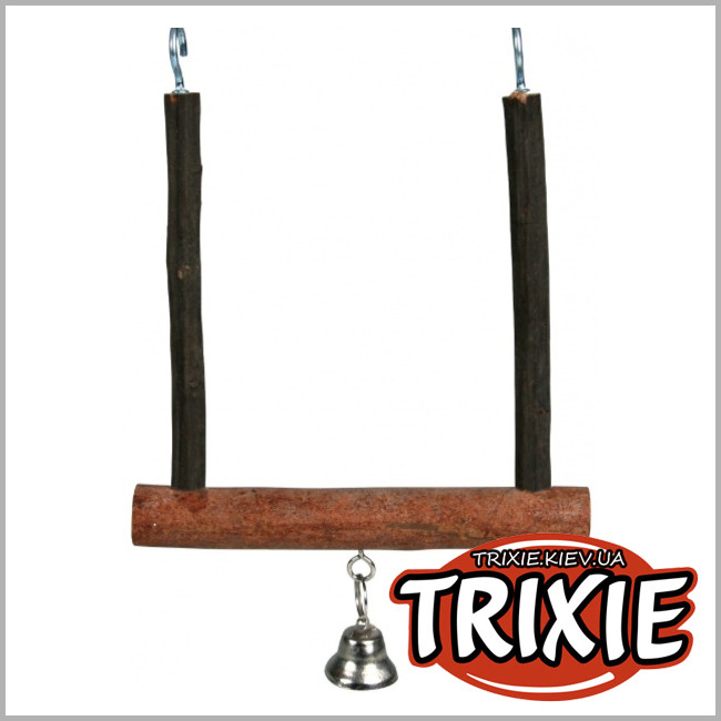 ТРИКСИ Украина - Качели с колокольчиком для птиц TRIXIE - Natural Living