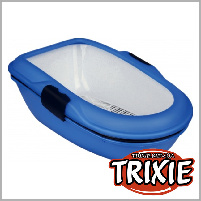 ТРИКСИ Украина - Туалет с рамкой и сеткой для котов TRIXIE - Berto (59*39*22cm)
