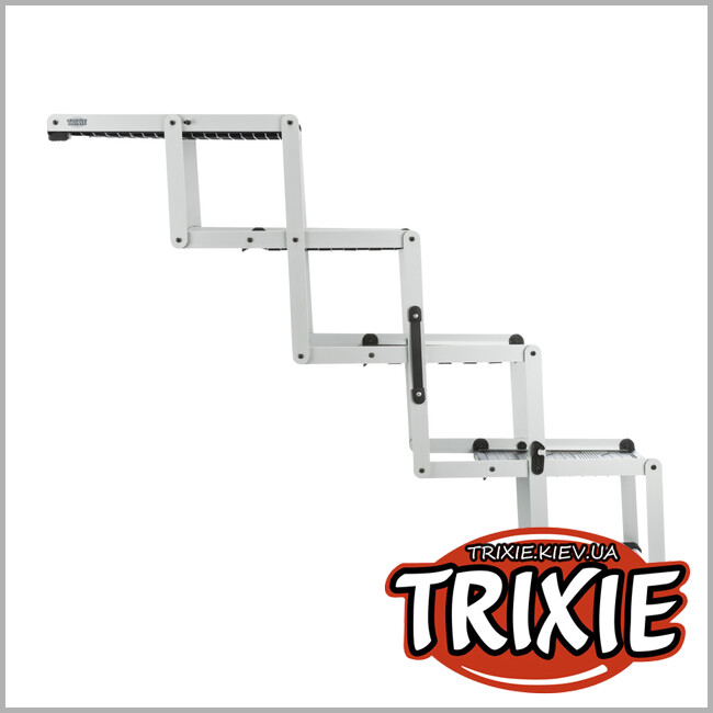 ТРИКСИ Украина - Лесница TRIXIE д/животных (4 ступени,алюминий/пластик/резина)