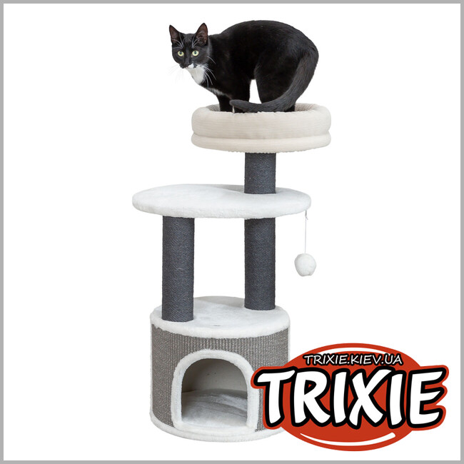 ТРИКСИ Украина - Домик-драпак для кошек Trixie 44469 "Marco", 85см, белый/беж