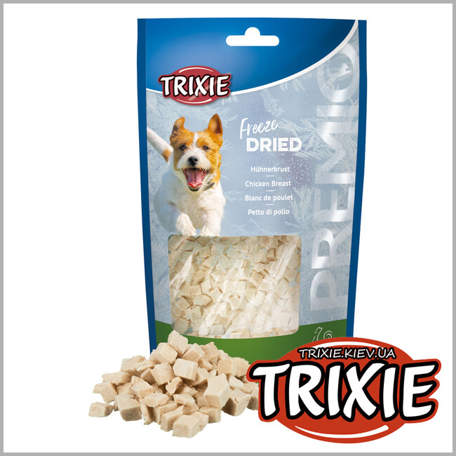 ТРИКСИ Украина - Лакомство для собак Trixie 31606 Freeze Dried куриная грудка 50г