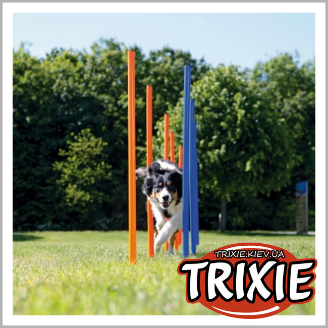 ТРИКСИ Украина - Тренировочные палки для собак TRIXIE - Слалом (3 × 115 см)