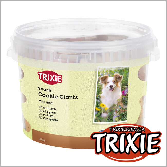 ТРИКСИ Украина - Лакомство для собак Trixie 31664 Cookie Snack Giants с бараниной 1,25кг