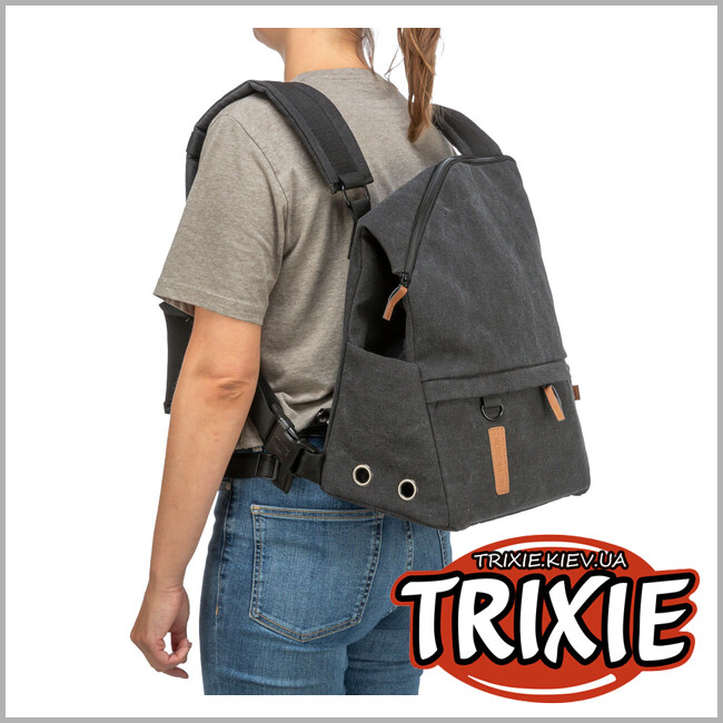 ТРИКСИ Украина - Рюкзак для животных Trixie BE NORDIC "Bjorn", 35х40х20см, черный