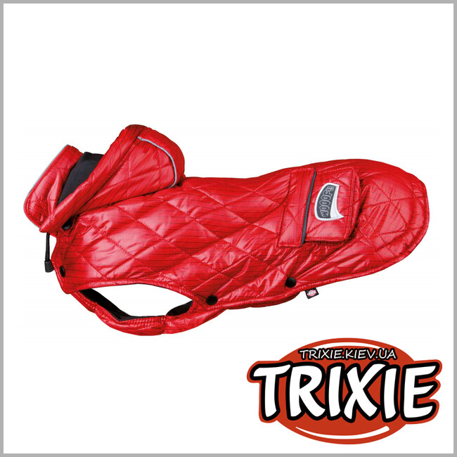 ТРИКСИ Украина - Попона зимняя TRIXIE - Sila (XXS: 24 см, красный)