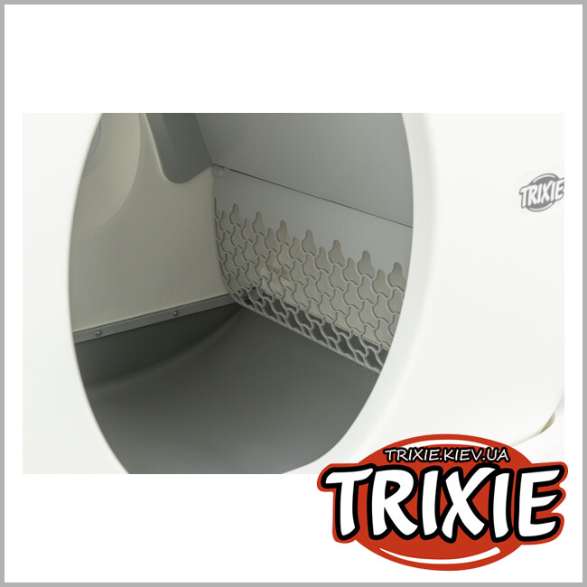 ТРИКСИ Украина - Туалет Trixie 40040 для кота "Self-Cleaning", самоочищающийся, 53х55. 5х52см, белый