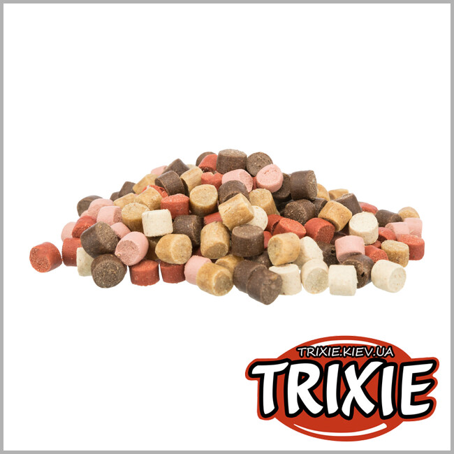 ТРИКСИ Украина - Лакомство для собак Trixie 31519 Junior Soft Snack Dots с курицей и лососем 140г