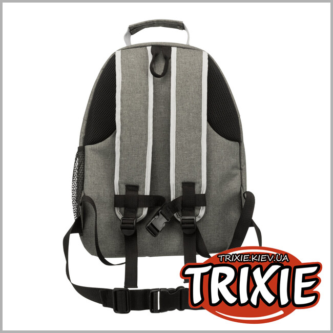 ТРИКСИ Украина - Сумка/рюкзак-переноска для животных Trixie 28850 "Dan", 34х44х26см, серый