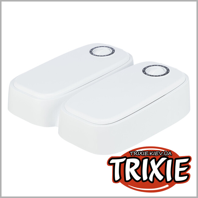ТРИКСИ Украина - Кормушка автоматическая Trixie TX2 Automatic Food Dispenser (2*300ml / 27*7*24cm)