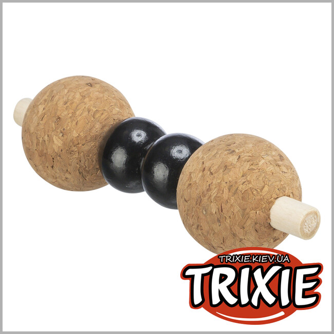 ТРИКСИ Украина - CityStyle гантель Trixie 41137 (пробка/дерево), 3х10см