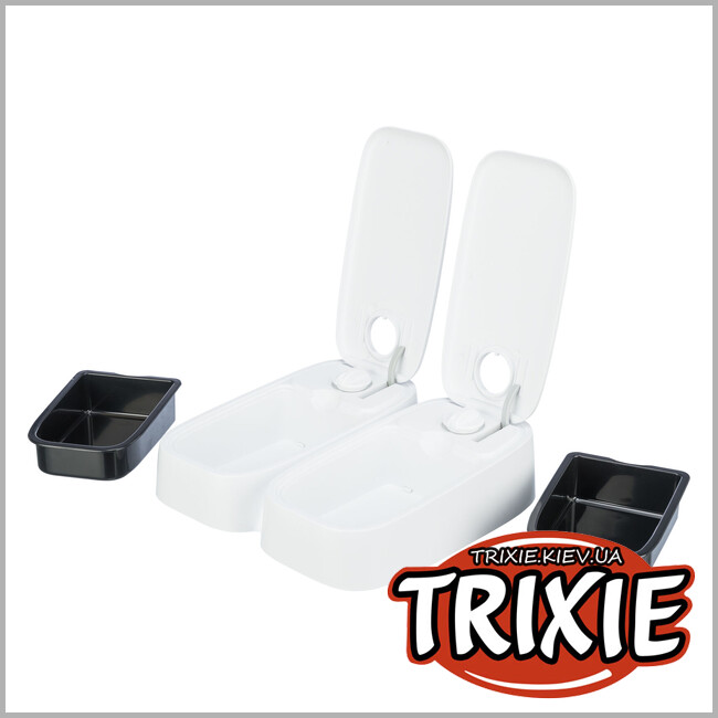 ТРИКСИ Украина - Кормушка автоматическая TRIXIE TX2 (2*300ml / 27*7*24cm)