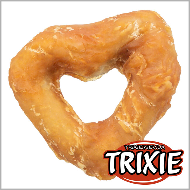ТРИКСИ Украина - Сырица, завернутая в куриное мясо Trixie 31197 в форме сердца для собак 6 см,20 г