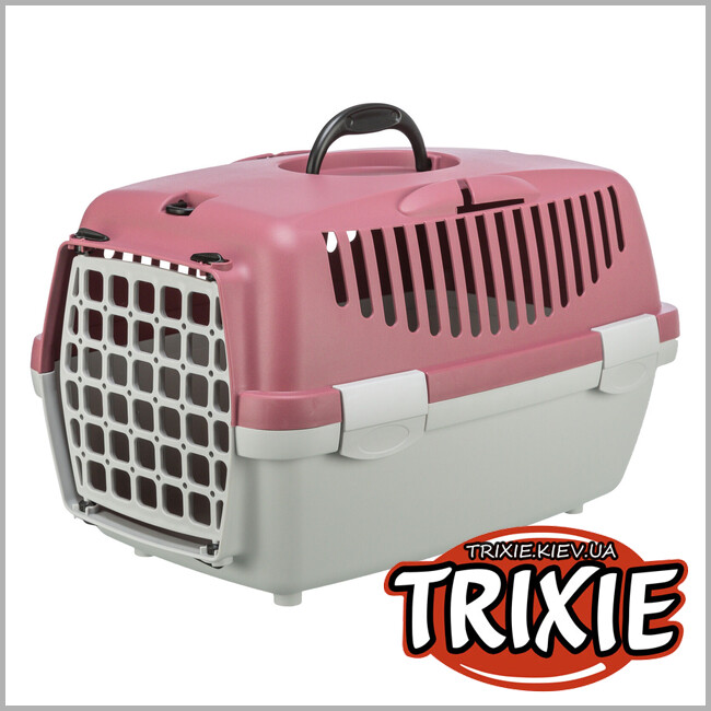 ТРИКСИ Украина - Переноска для собак TRIXIE - Capri 1 (светло-серый/античный розовый 32*31*48 6кг)