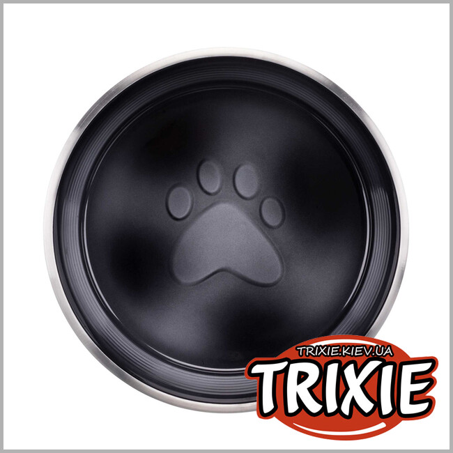 ТРИКСИ Украина - Миска из нержавеющей стали TRIXIE (1.3л/20см, цвета разные)