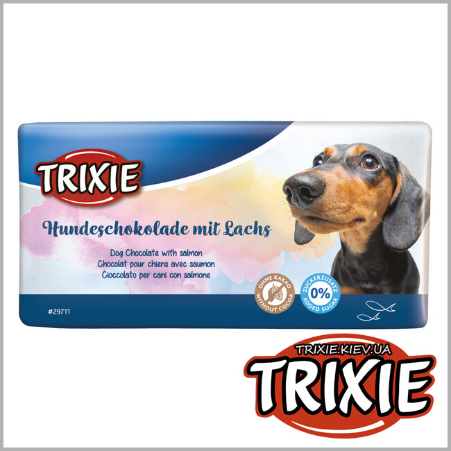 ТРИКСИ Украина - Шоколад TRIXIE со вкусом лосося (без теобромина 100гр)