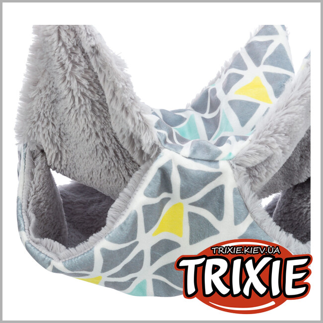ТРИКСИ Украина - Гамак "Sunny" Trixie 62686 двухэтажный, подвесной, для хомячка (плюш), 30х30см