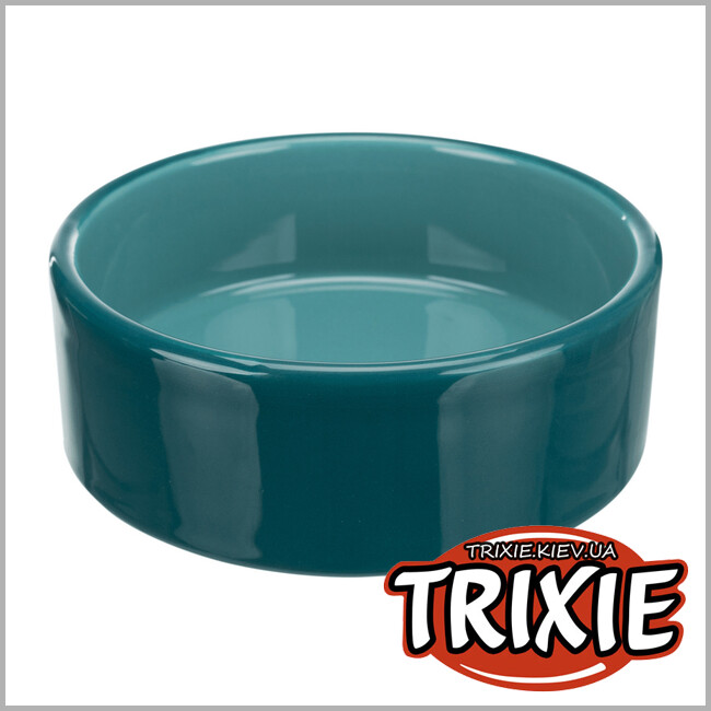 ТРИКСИ Украина - Миска TRIXIE (керамика 0.8 л/ø 16см, бирюза)